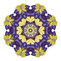 Vector Beautiful Deco Colored Mandala