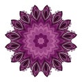 Vector Beautiful Deco Colored Mandala