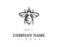 vector bee honey honey bee logo nice orange sweet unique warm de