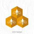 Vector bee icon