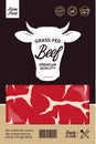 Vector beef packaging