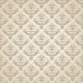 Vector beige wedding background Seamless abstract pattern. Ornamental damask background with elegant pattern.