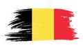 Vector Belgium flag, Belgium flag illustration, Belgium flag picture, Belgium flag image, vector illustration Royalty Free Stock Photo