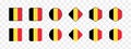 Vector Belgium flag, Belgium flag illustration, Belgium flag picture, Belgium flag image, vector illustration Royalty Free Stock Photo
