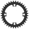 Vector Bicycle chainring 36 tooth isolated. Mtb gear.