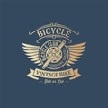 Vector bicycle emblem