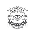 Vector bicycle emblem