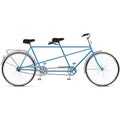 Vector Bicycle Tandem