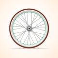 Vector Bicycle vintage wheel