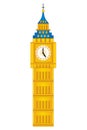 Vector Big Ben Tower. Vector London Big Ben