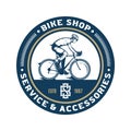 Vector bike shop logo