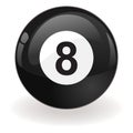 Vector billiard Royalty Free Stock Photo