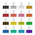 Vector binder clips