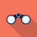 Vector binoculars illustration