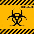 Vector biohazard background.