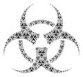 Biohazard Icon Recursive Composition