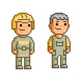 Vector 8 bit pixel firefighters