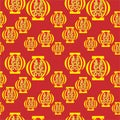 Vector and Bitmap imlek Gong Xi Fa Cai background pattern RED