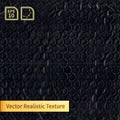 Vector black bubble wrap texture. Photo realistic texture Royalty Free Stock Photo