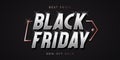 Vector black friday banner template