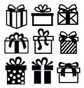 Gift icon Royalty Free Stock Photo
