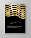 Vector Black and Gold Design Templates