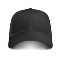 Vector Black Mock-up City Cap Front view vector Royalty Free Stock Photo