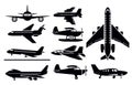 Planes icon Royalty Free Stock Photo