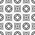 Vector Black Repeated Design On White Background Rectangles Diamond Shapes Repeated Vector Illustrations.