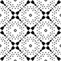 Vector Black And White Background Black Color Repeated Design Stars Repeated Heart Shape Repeated Vector Illustrations.