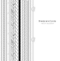 Vector Black and White Braids and Cords Background Simple Ropes Template for Design Project Royalty Free Stock Photo
