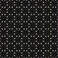 Vector black and white minimalist seamless pattern. Stylish geometric background with tiny arrow shaoes Royalty Free Stock Photo