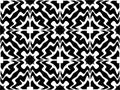 Vector BLACK WHITE SEAMLESS PATTERN DESIGN Royalty Free Stock Photo