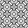 Vector BLACK WHITE SEAMLESS PATTERN DESIGN Royalty Free Stock Photo