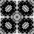 Vector BLACK WHITE SEAMLESS PATTERN DESIGN