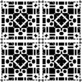 Vector BLACK WHITE SEAMLESS PATTERN DESIGN