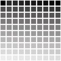 Vector black and white square checkered gradient background or texture. Royalty Free Stock Photo