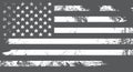 Vector Black and White USA Flag. American Flag Symbol.Icon For Website Or Mobile App Royalty Free Stock Photo