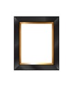 Vector blank black gilded picture frame