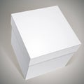 Vector blank box, template for your package design Royalty Free Stock Photo