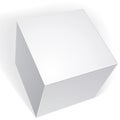 Vector blank box on white background, template for your Royalty Free Stock Photo