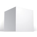 Vector blank box, white packaging box, business Royalty Free Stock Photo