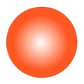 Vector blank circle red shiny badge or web button Royalty Free Stock Photo