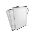 Vector blank dvd cases