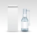 Vector Blank Medicine Medical Glass Spray Bottle Royalty Free Stock Photo