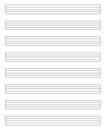 Vector blank Music manuscript sheet of paper