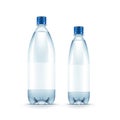 Vector Blank Plastic Blue Water Bottle Isolated Royalty Free Stock Photo