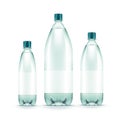 Vector Blank Plastic Blue Water Bottle Isolated Royalty Free Stock Photo