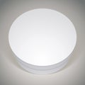 Vector blank round box, template for your package design, put yo Royalty Free Stock Photo