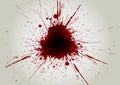 Vector Blood Color Splatter Background. Illustration Desi